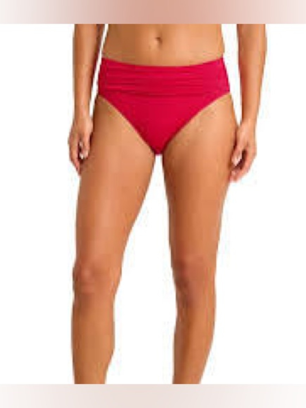 Tommy Bahama Fuchsia High-Waist Bikini Bottom - Picture 6 of 14